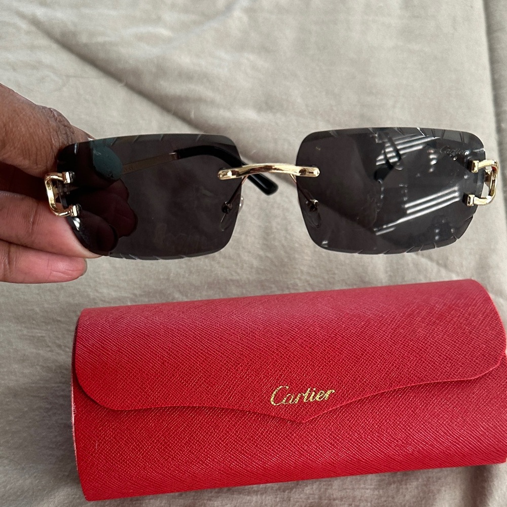 Cartier Black Sunglasses - Picture 5 of 8